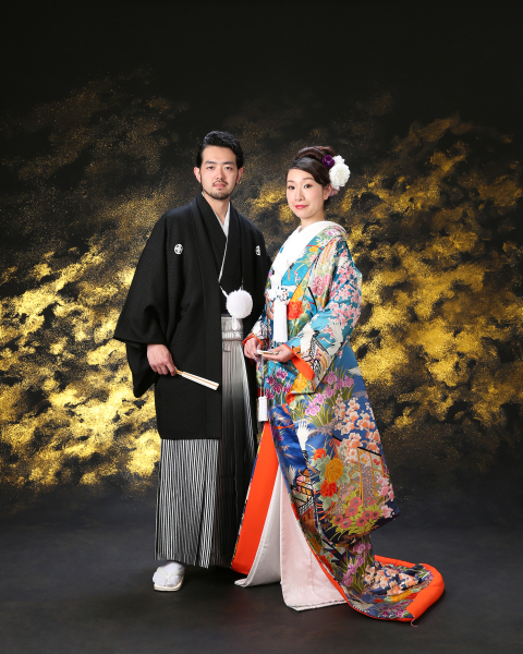 和装はヘアチェンジできりっとカッコよく♪