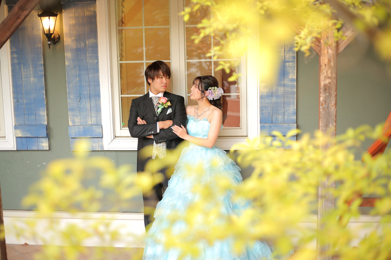 カラードレス×タキシード