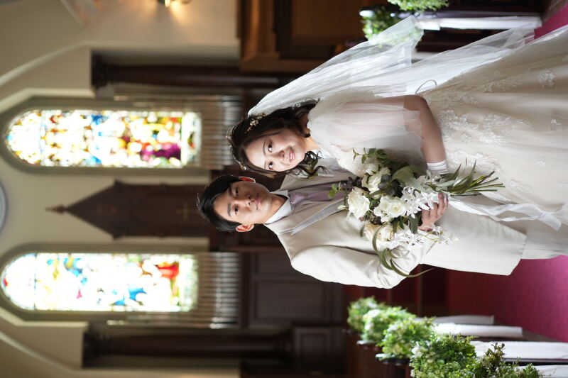 ウエディングドレス撮影です