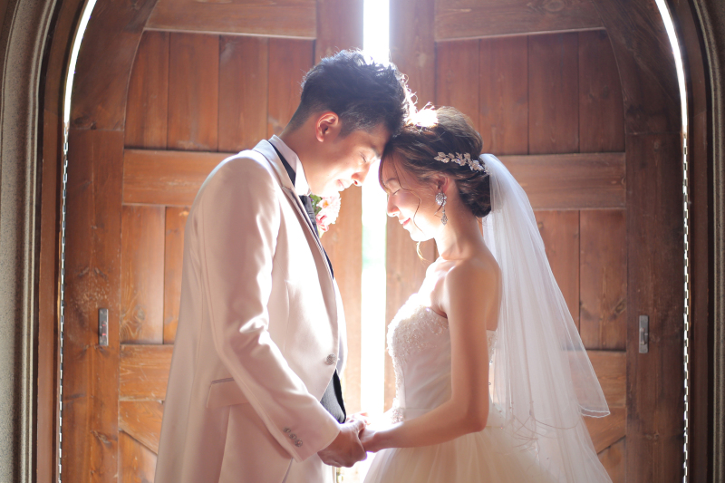 ウエディングドレス×タキシード