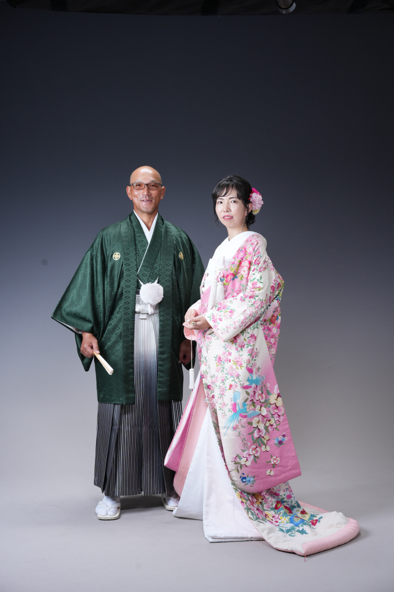 色打掛×紋付袴