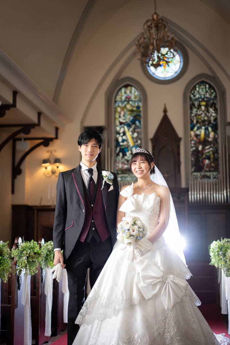 ウエディングドレス×タキシード