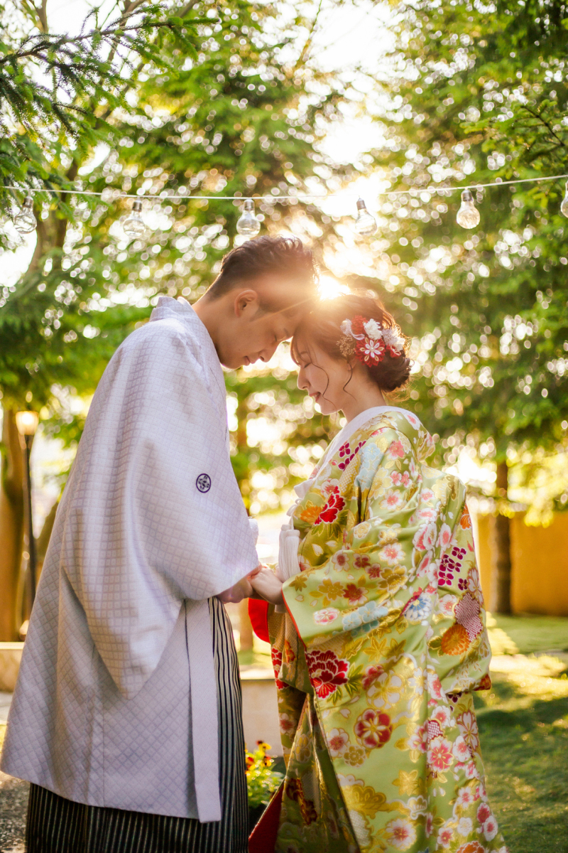 色打掛×紋付袴