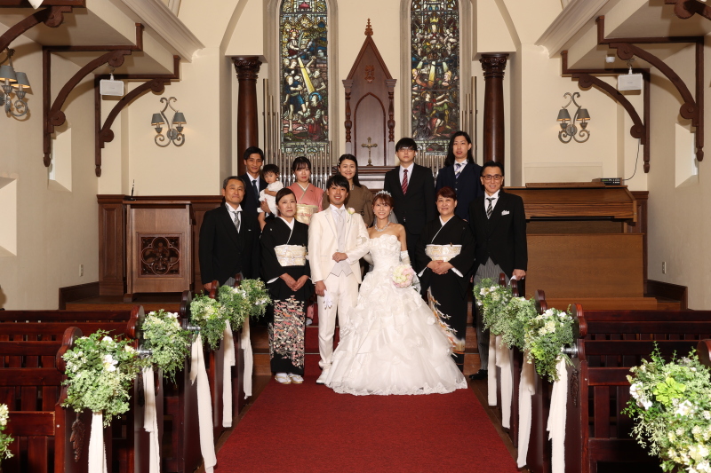 ご家族撮影です