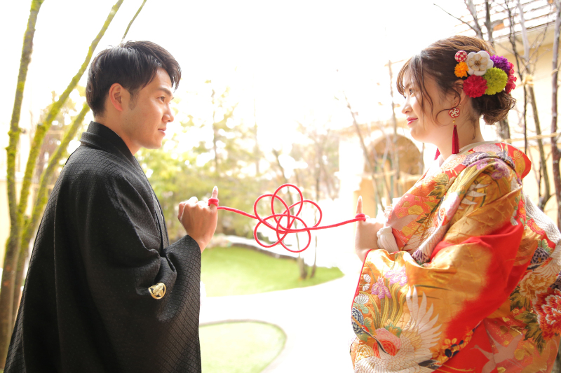 色打掛×紋付袴