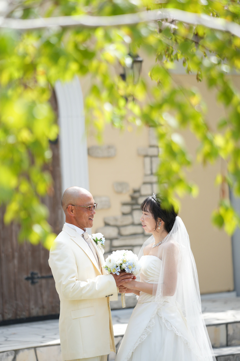 ウエディングドレス×タキシード