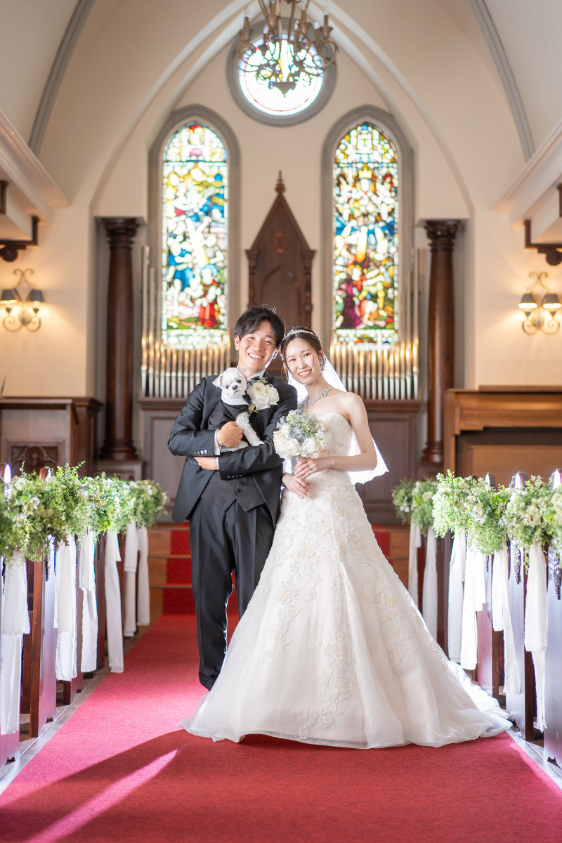 ウエディングドレス×タキシード