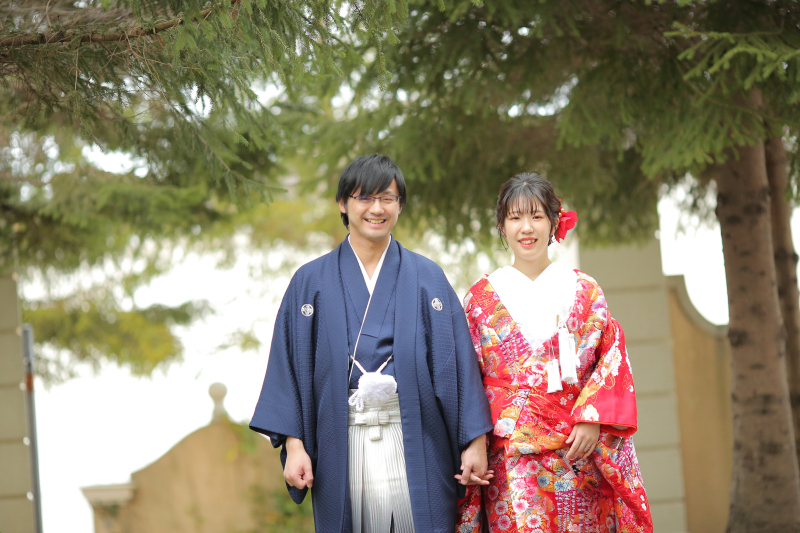 色打掛×紋付袴