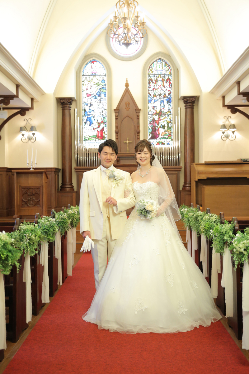 ウエディングドレス×タキシード