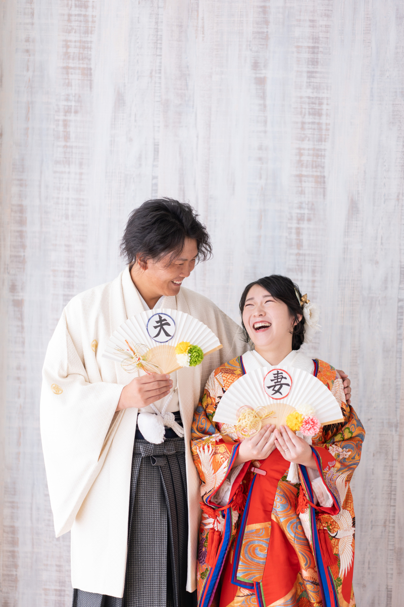 色打掛×紋付袴