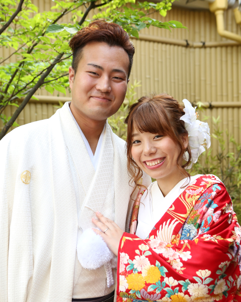 ぴったりと寄り添って♪