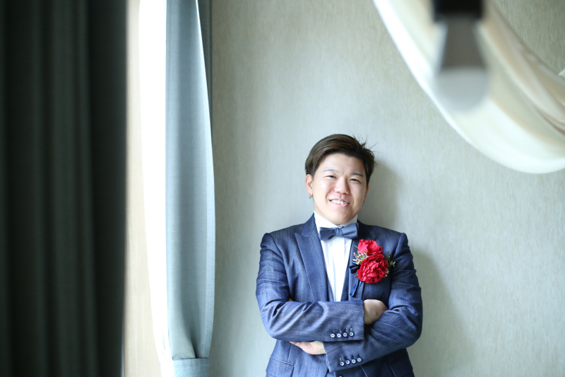 新郎さまソロショット