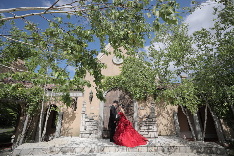 カラードレス×タキシード