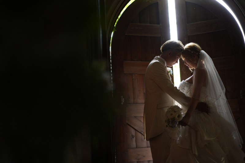 ウエディングドレス×タキシード