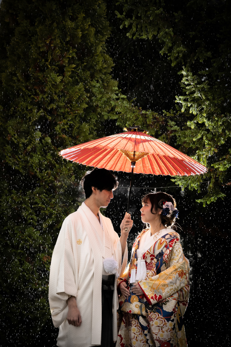 色打掛×紋付袴