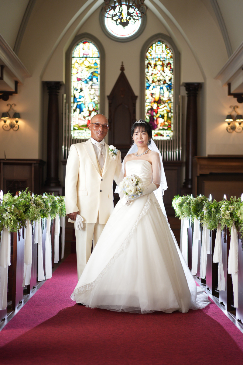 ウエディングドレス×タキシード