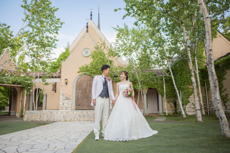 ウエディングドレス×タキシード