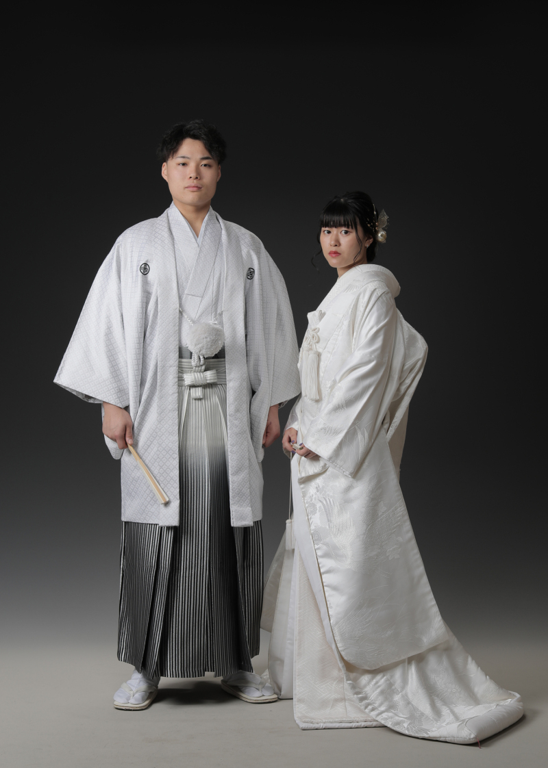 白無垢×紋付袴