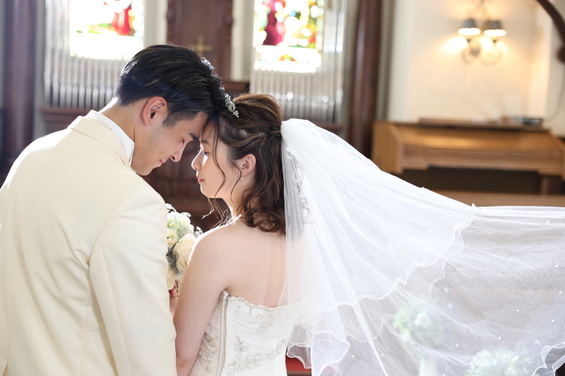 ウエディングドレス撮影／チャペル　その2