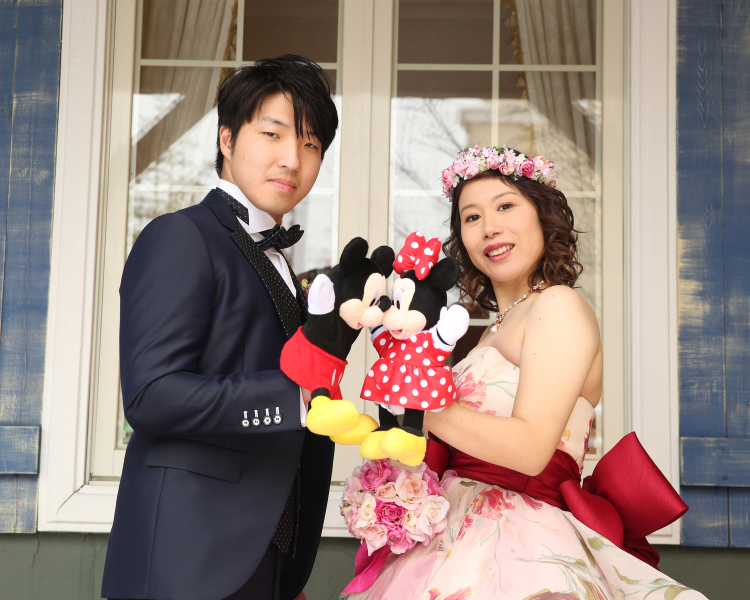 ミッキーとミニーで♪