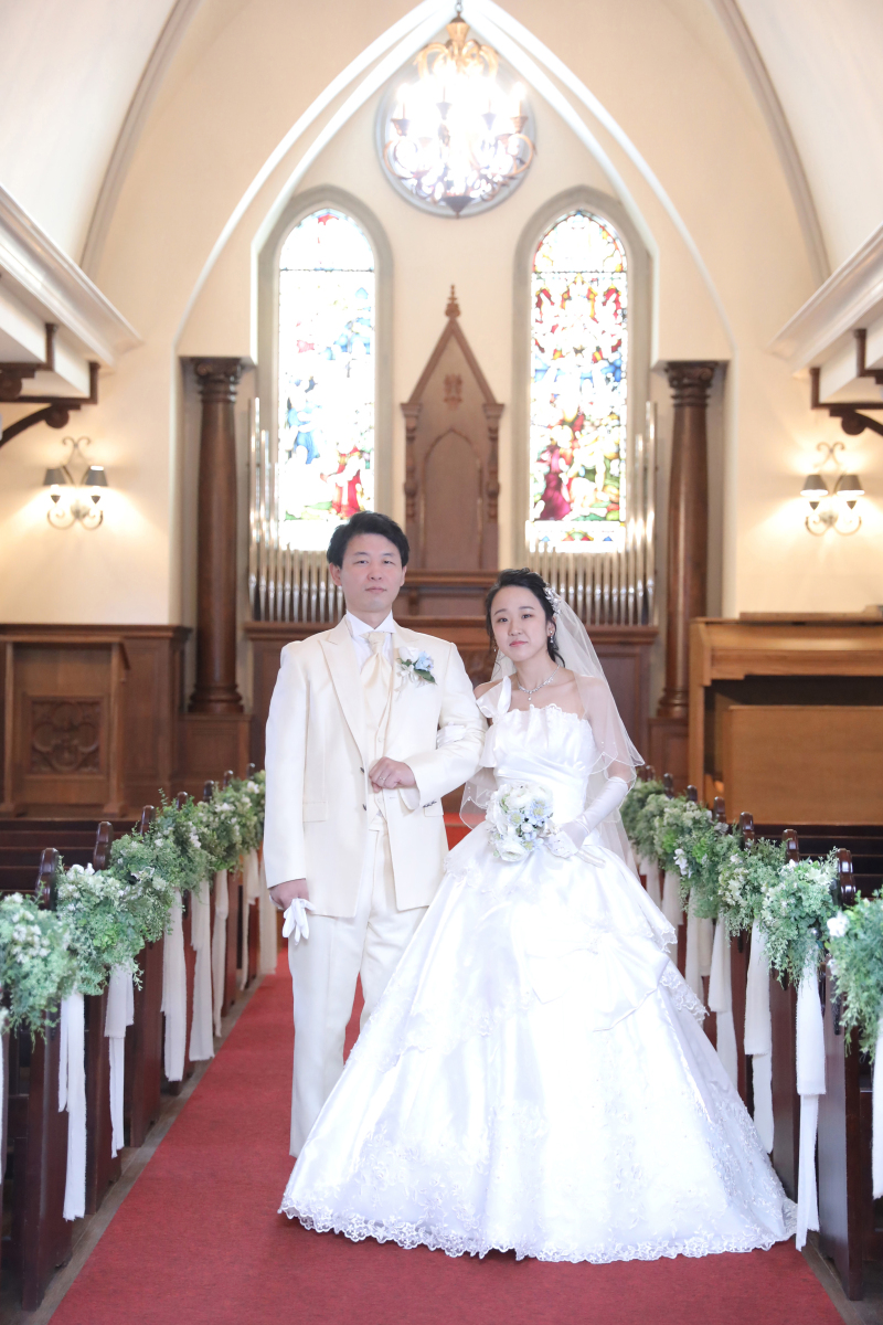 ウエディングドレス×タキシード