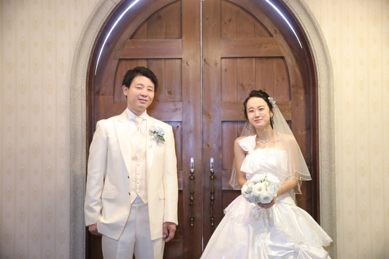 ウエディングドレス×タキシード