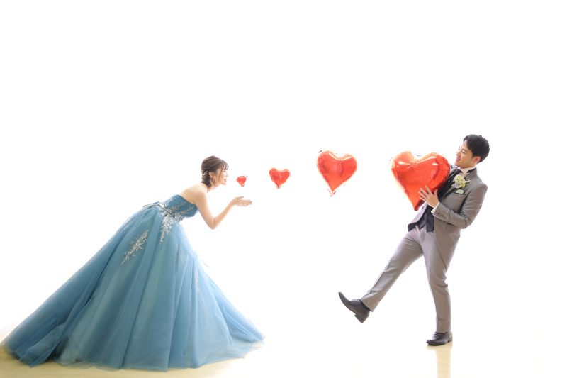 カラードレス×タキシード