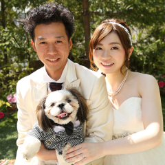 【キレイ叶えるプラン+ペット撮影】わんちゃんと一緒に撮影！