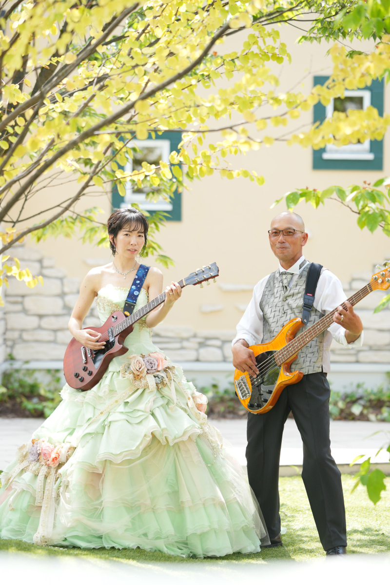 カラードレス×タキシード