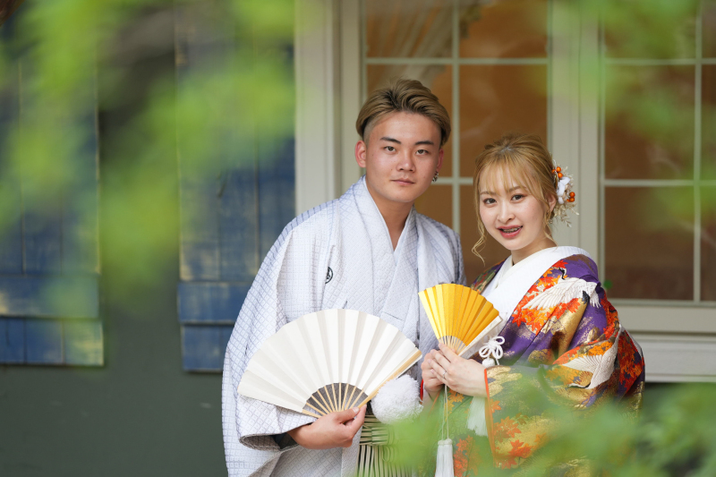 色打掛×紋付袴