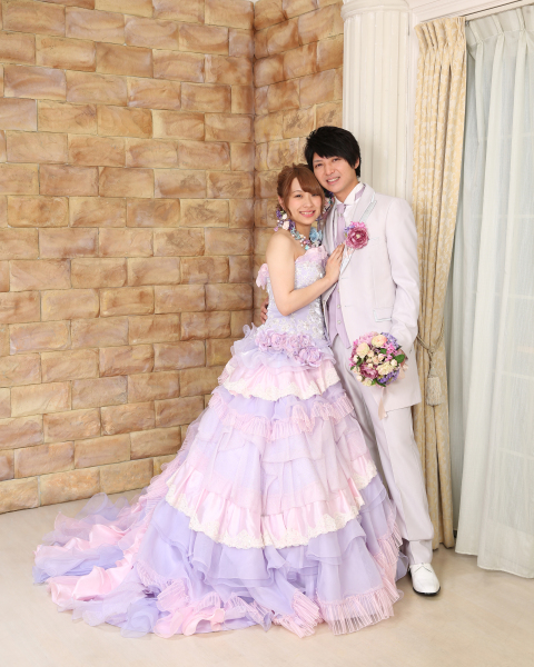 カラードレスはカジュアルに♪