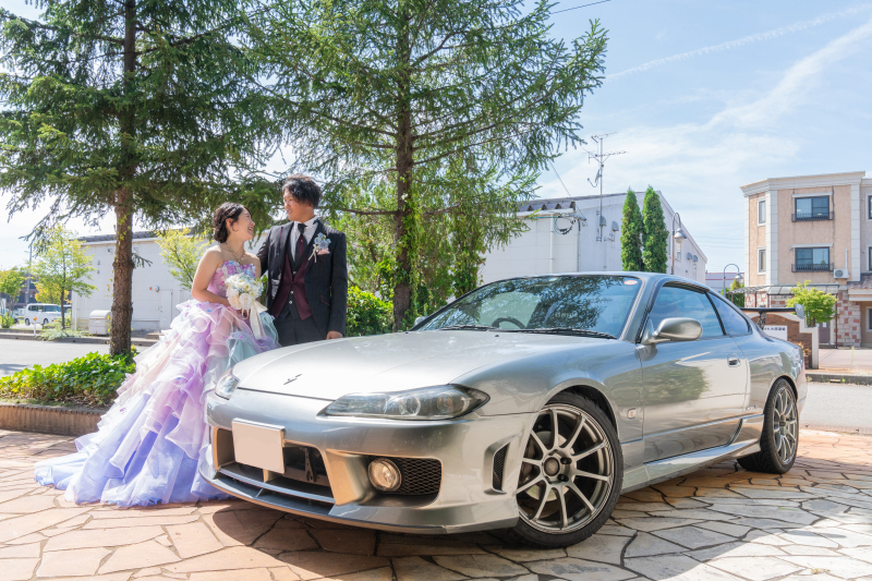 カラードレス×タキシード