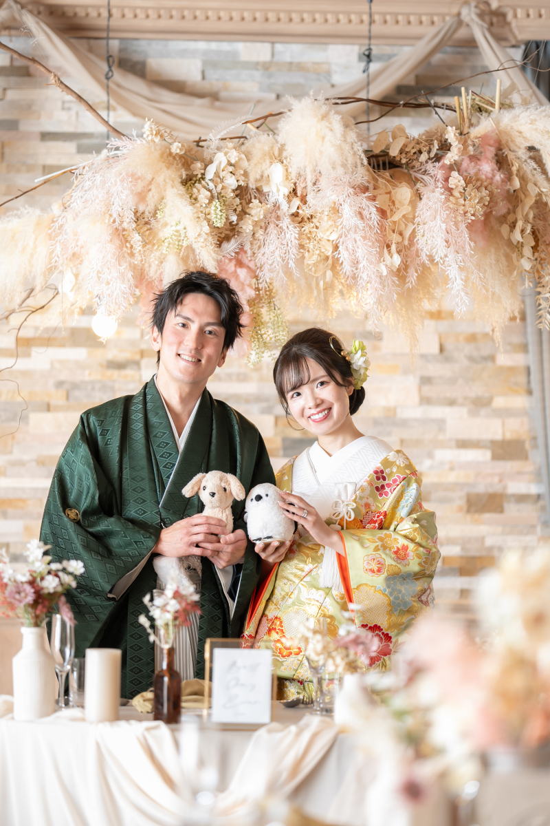 色打掛撮影です