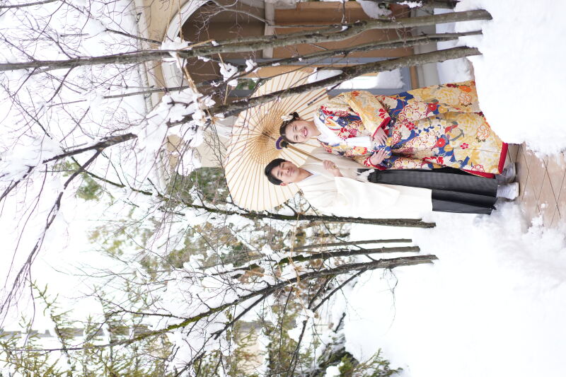 冬のフォトウエディングのご紹介です