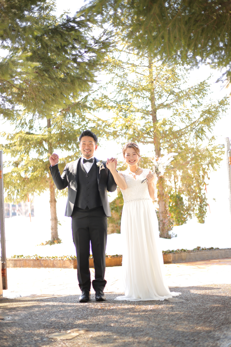 ウエディングドレス×タキシード