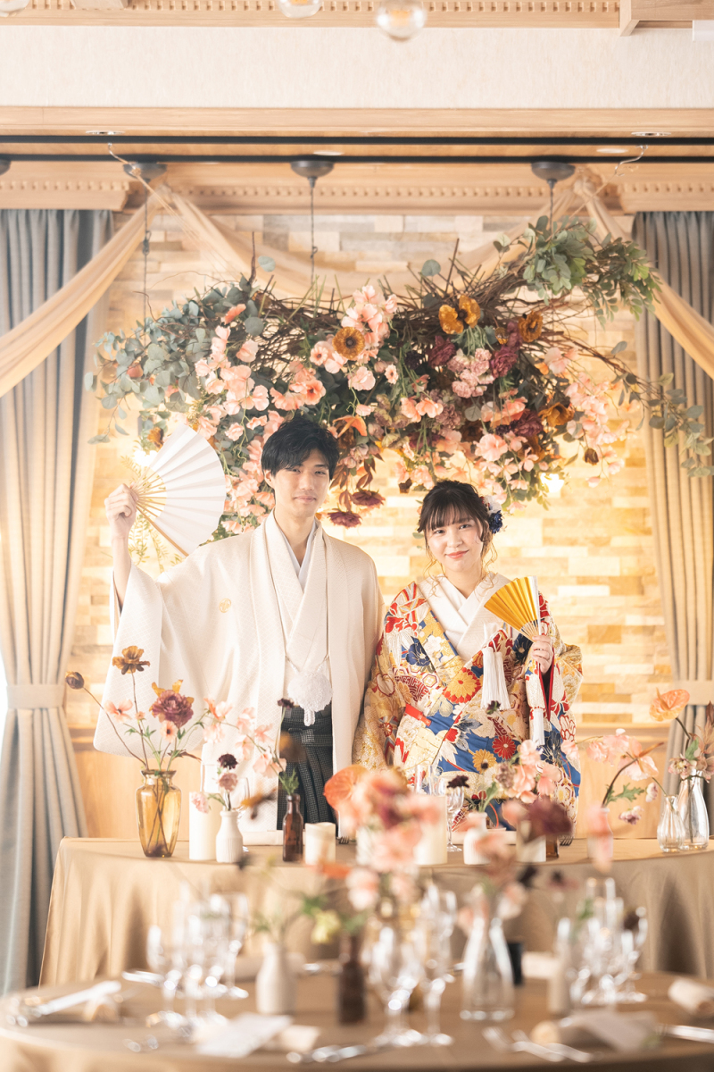 色打掛×紋付袴