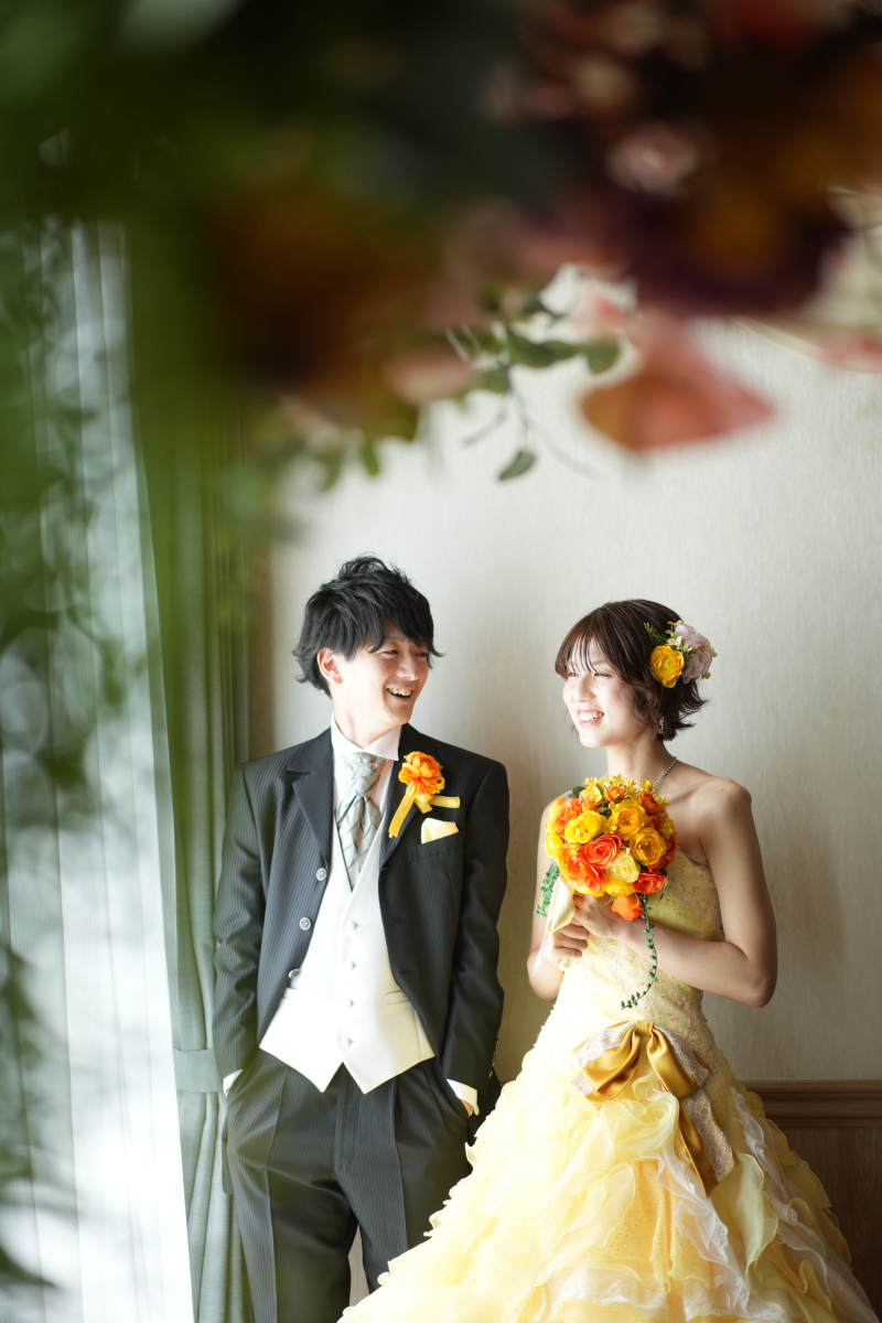 カラードレス×タキシード