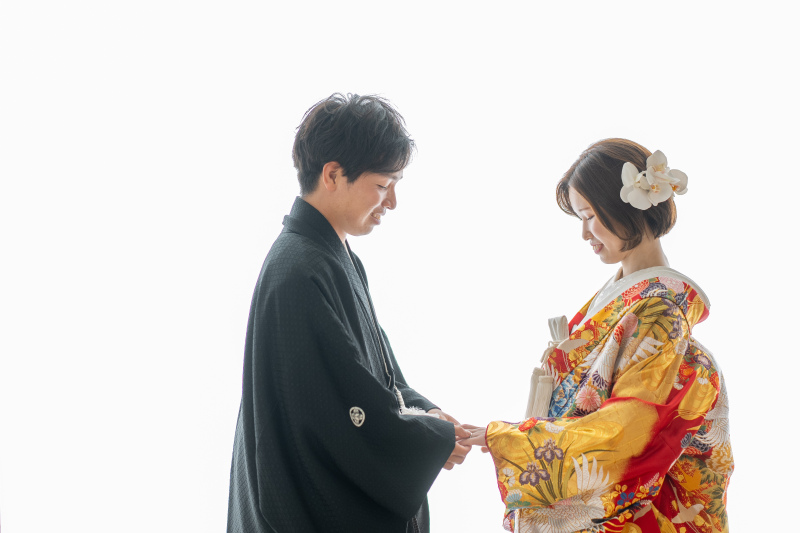 色打掛×紋付袴