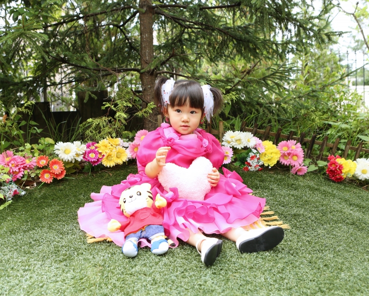 お子さんもドレスを変えて1ポーズ♪