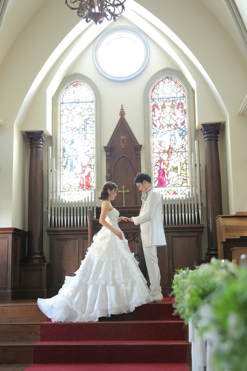 チャペル挙式+撮影プラン【六切写真台紙付】