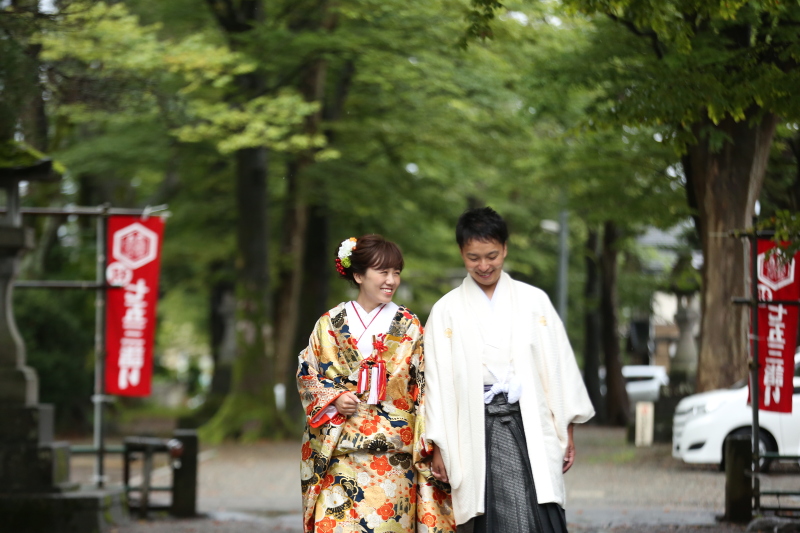 かぞく和婚◆神社挙式+6名での食事◆写真館で叶える神社婚◆衣装×ヘアセットメイク×着付け全部込み