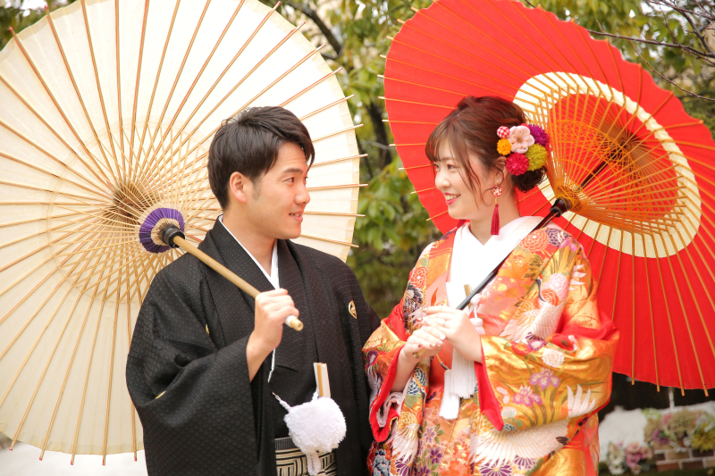 《全データ付きプラン》和装１着スタジオ・ロケ―ション撮影プラン【六切写真台紙付】