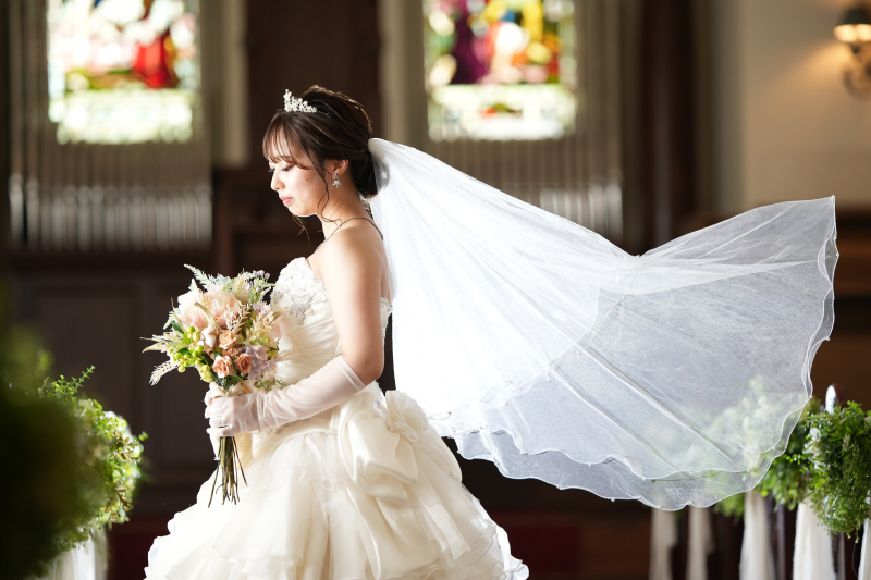 洋装1着《チャペル撮影》プラン【六切写真台紙付】