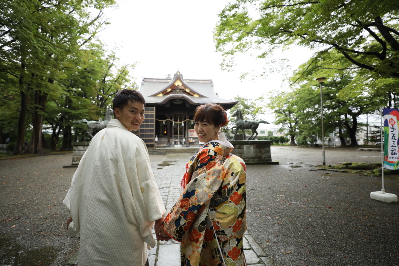 かぞく和婚◆神社挙式+スナップ写真《撮影全データ+アルバム1冊》◆写真館で叶える神社婚◆衣装×ヘアセットメイク×着付け全部込み