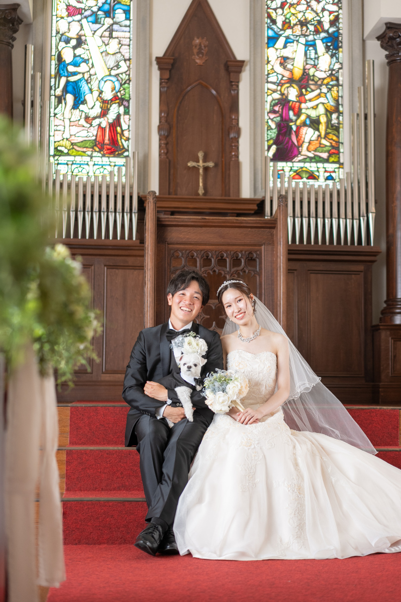 洋装1着《チャペル撮影》プラン【六切写真台紙付】