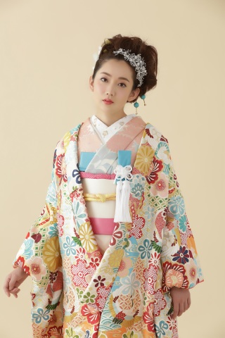 W6裂取鶴の丸に蝶