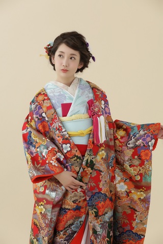 N215赤深緑染分松竹梅