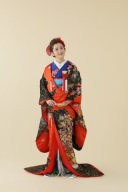 C30赤黒さや形鶴桐笹