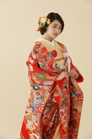 C60赤地檜扇几帳