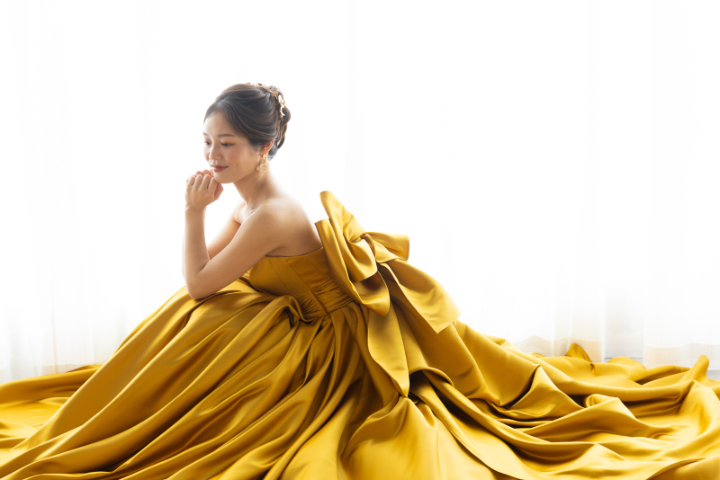 ドレスの魅力も伝わる撮影